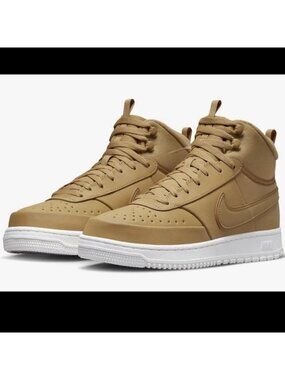 Nike Court Vision Mid Winter Elemental Gold DR7882-700 Mens Size 9.5 NBY